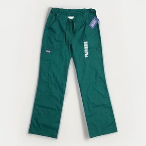 Cherokee Workwear Scrub Pants Women 4020 Hunter Green Drawstring XXS New
